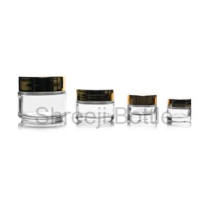 COSMETICS JARS WITH MTL CAP